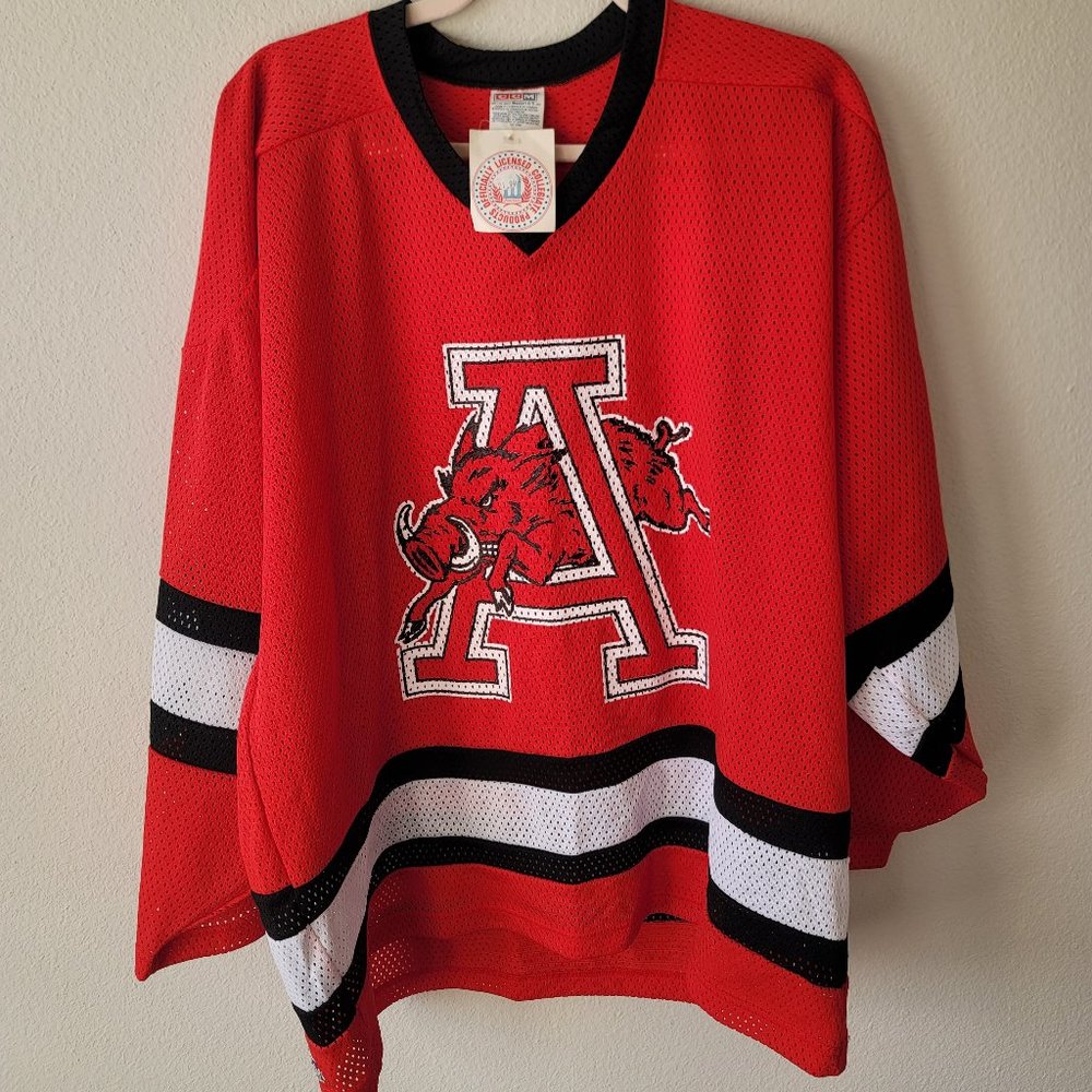 Vintage Arkansas Razorbacks Hockey Jersey